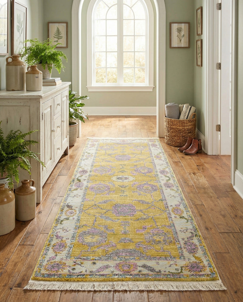 Arcadia Rugs Collection Area Rug - Eden (Green) Runner Green  lifestyle 70