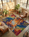 Caribbean Cove Collection Area Rug -  Bequia Rectangle Multi  lifestyle 20