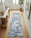 Luminara Sands Collection Area Rug - Elysium (Vintage Blue) Runner Vintage Blue  lifestyle 72