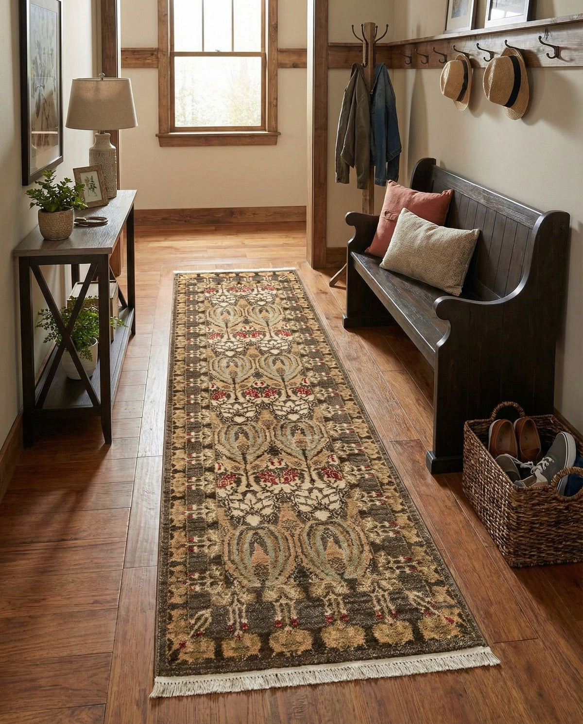 Chelsea Elegance Collection Area Rug -  Brompton (Brown) Runner Brown  lifestyle 97