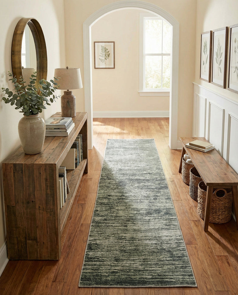 Sahara Essence Collection Area Rug - Oasis (Green) Runner Green  lifestyle 66