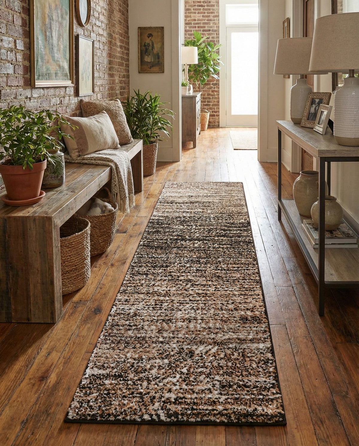 Sienna Collection Area Rug -  Verona Runner Multi  lifestyle 146
