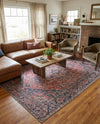 Heritage Elegance Collection Area Rug -  Alhambra Rectangle Red  lifestyle 23