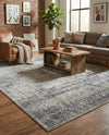Coastal Manor Collection Area Rug -  Marina Rectangle Blue Gray  lifestyle 41