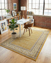 Soho Elegance Collection Area Rug -  Mercer (Yellow) Rectangle Yellow  lifestyle 17