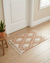 Sahara Chic Collection Area Rug - Marrakech Rectangle Rust Red  lifestyle 24