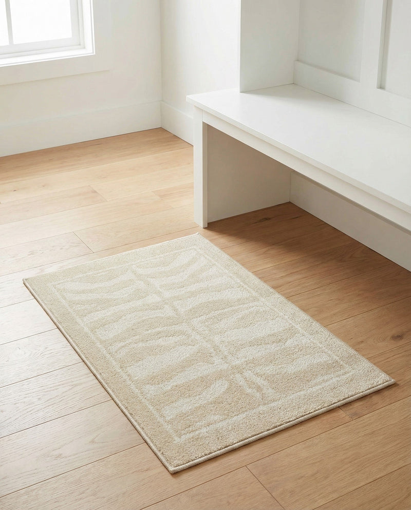 Savannah Sojourn Collection Area Rug -  Kalahari Rectangle Beige and Ivory  lifestyle 19