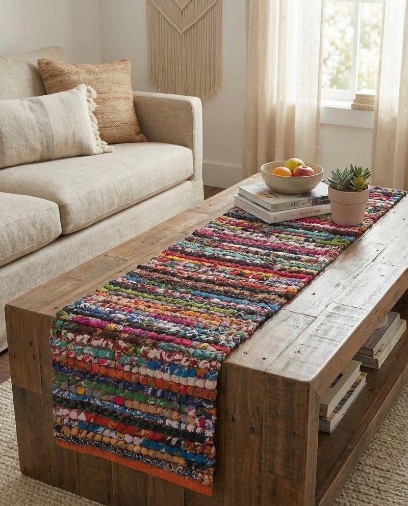 Woven Udaipur Collection Area Rug - Jaipur Table Runner Multi  lifestyle 61