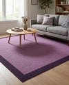 Studio Haven Collection Area Rug -  Conservatory (Violet) Square Violet  lifestyle 44