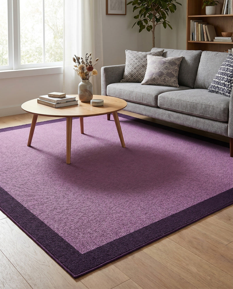 Studio Haven Collection Area Rug -  Conservatory (Violet) Square Violet  lifestyle 44