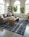 Metro Heights Collection Area Rug -  Flatiron Rectangle Navy Blue  lifestyle 23