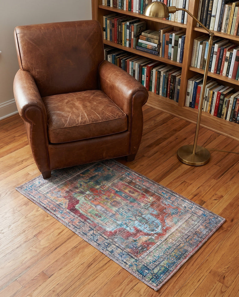 Zahara Oasis Collection Area Rug - Sahara Rectangle Multi  lifestyle 28