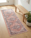 Bazaar Chic Collection Area Rug -  Chefchaouen Runner Salmon Pink  lifestyle 52