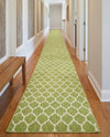 Lattice Gardens Collection Area Rug -  Bloomfield (Light Green) Runner Light Green  lifestyle 62