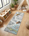 Wonder Tykes Collection Area Rug -  Enigma Runner Gray  lifestyle 70