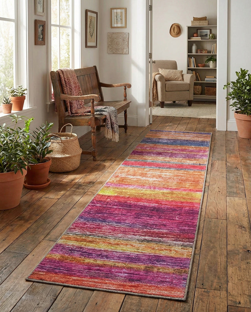 Sahara Essence Collection Area Rug - Oasis (Multi) Runner Multi  lifestyle 67