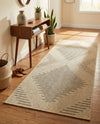 Sahara Sands Collection Area Rug -  Merimde Runner Natural  lifestyle 70