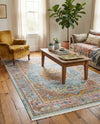 Caribbean Breeze Collection Area Rug -  Vieques Rectangle Light Blue  lifestyle 29