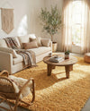 Alpine Plush Collection Area Rug -  Cortina (Sun Yellow) Rectangle Sun Yellow  lifestyle 15