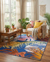 Meadow Breeze Collection Area Rug -  Clover Rectangle Multi  lifestyle 49