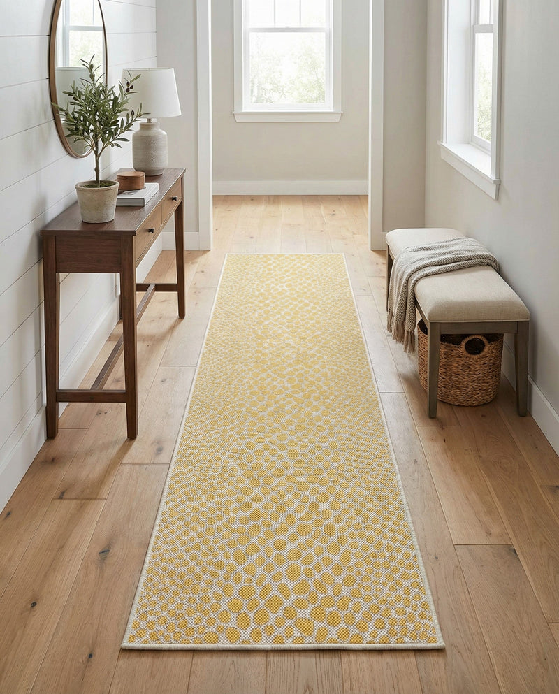 Urban Oasis Rugs Collection Area Rug -  Terrace (Yellow Ivory) Runner Yellow Ivory  lifestyle 19