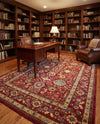 Chelsea Elegance Collection Area Rug -  Osterley Rectangle Red  lifestyle 40
