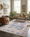 Bazaar Chic Collection Area Rug -  Rabat Rectangle Navy Blue  lifestyle 13