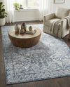 Coastal Manor Collection Area Rug -  Sailview Rectangle Dark Blue  lifestyle 15