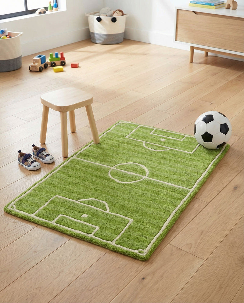 Whimsy Wonders Wool Collection Area Rug -  Reef Rectangle Green  lifestyle 11