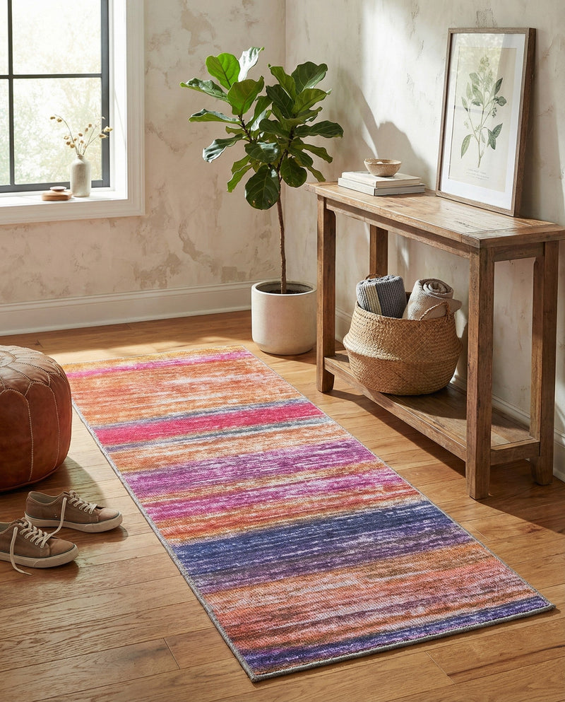 Sahara Essence Collection Area Rug - Oasis (Multi) Runner Multi  lifestyle 34
