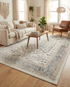 Adriana Terrace Collection Area Rug - Capri (Ivory) Rectangle Ivory  lifestyle 13