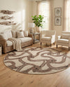 Seaside Haven Rugs Collection Area Rug -  Dunes Round Beige  lifestyle 59
