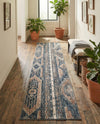 Cascade Range Collection Area Rug - Hood (Navy Blue) Runner Navy Blue  lifestyle 81