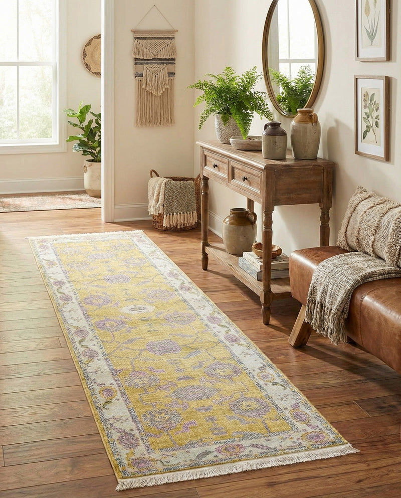 Arcadia Rugs Collection Area Rug - Eden (Green) Runner Green  lifestyle 34