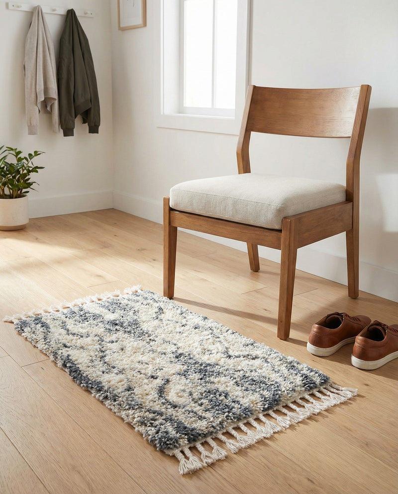 Cozy Cove Shag Collection Area Rug -  Seabreeze Rectangle Gray  lifestyle 22