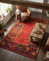 Safari Escape Rugs Collection Area Rug - Serengeti Rectangle Multi  lifestyle 40