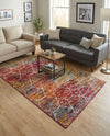 Trellis Mosaic Collection Area Rug - Arborville (Multi) Rectangle Multi  lifestyle 10