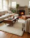Eternal Plush Oasis Collection Area Rug -  Tranquility (Pearl) Rectangle Pearl  lifestyle 7