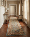 Jaipur Elegance Collection Area Rug -  Nahargarh (Light Blue) Runner Light Blue  lifestyle 64