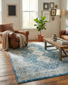 Coastal Haven Collection Area Rug -  Harborview Rectangle Navy Blue  lifestyle 49