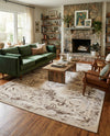 Bloomsbury Elegance Collection Area Rug - Mayfair Rectangle Beige  lifestyle 66