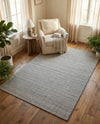Trellis Wool Collection Area Rug - Cobbles Rectangle Gray  lifestyle 30