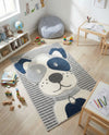 Wonder Tykes Collection Area Rug -  Magicgrove Rectangle Blue and Gray  lifestyle 12