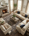 Cascade Range Collection Area Rug -  Shasta (Gray) Square Gray  lifestyle 49