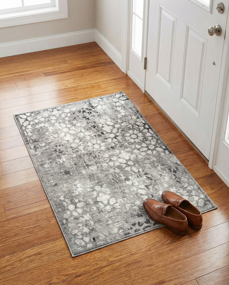 Riviera Elegance Collection Area Rug -  Vence Rectangle Dark Gray  lifestyle 21