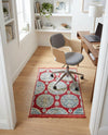 Arcadia Rugs Collection Area Rug -  Atlantis (Red) Rectangle Red  lifestyle 18