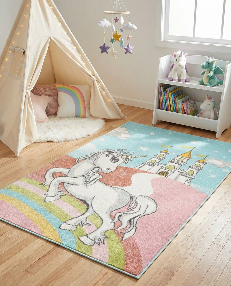 Wonder Tykes Collection Area Rug -  Carnival Rectangle Multi  lifestyle 10