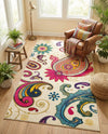 Marrakesh Elegance Collection Area Rug -  Beni Rectangle Cream  lifestyle 19