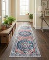 Laguna Sands Collection Area Rug -  Zuma Runner Navy Blue  lifestyle 65