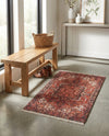 Bazaar Chic Collection Area Rug -  Essaouira Rectangle Rust Red  lifestyle 6